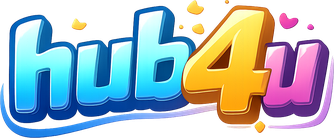 hub4u নীল সবুজ লোগো